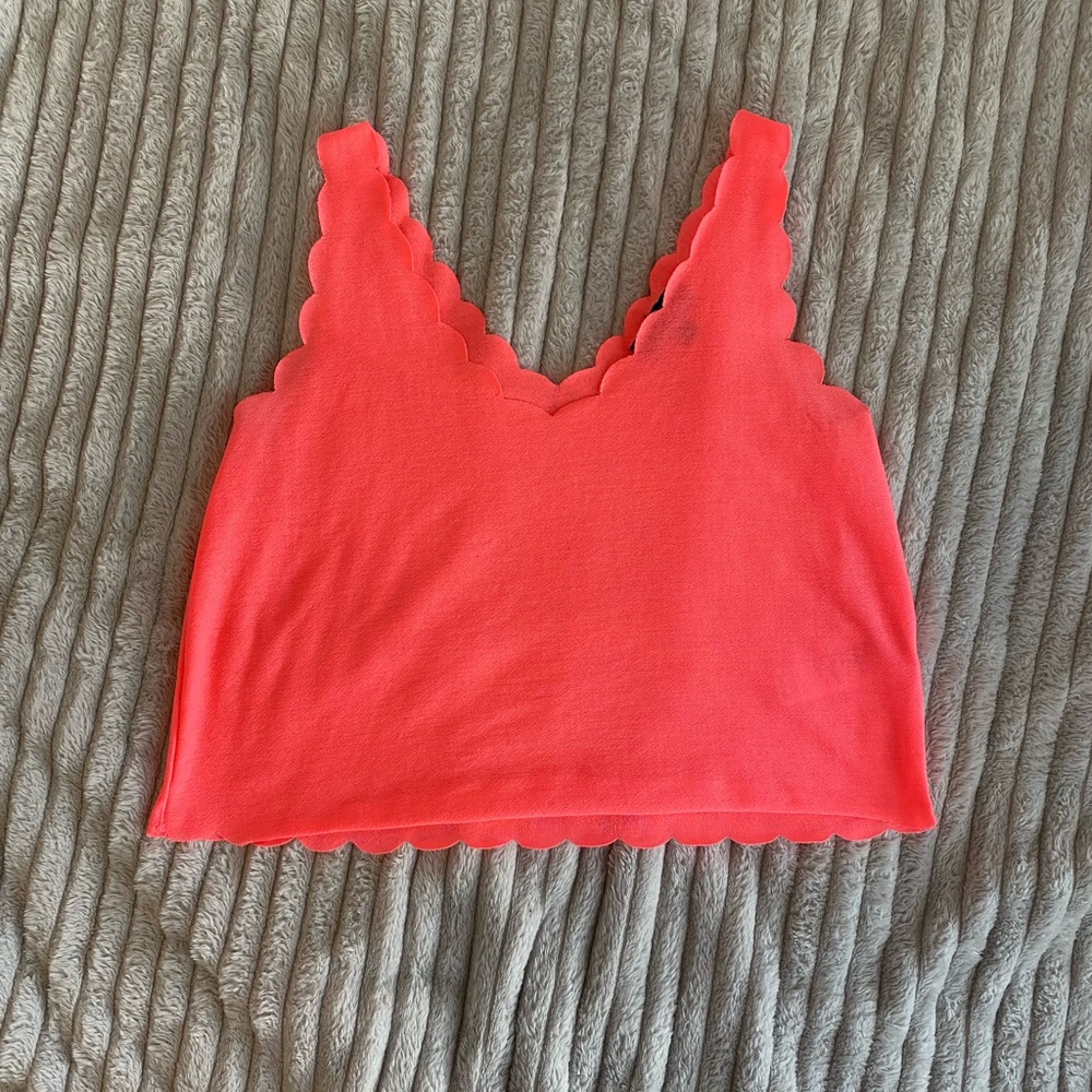 Hot pink crop top